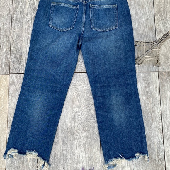 Free People cut off raw hem jeans size 30 - Picture 3 of 6